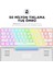 RADIANT K11 Beyaz Type-C Bağlantılı RGB Puding Tuşlu US Layout (ingilizce Q) Red Switch Gaming Oyuncu Klavye 5