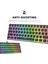 RADIANT K11 Siyah Type-C Bağlantılı RGB Puding Tuşlu US Layout Red Switch Gaming Oyuncu Klavye 3