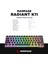 RADIANT K11 Siyah Type-C Bağlantılı RGB Puding Tuşlu US Layout Red Switch Gaming Oyuncu Klavye 6