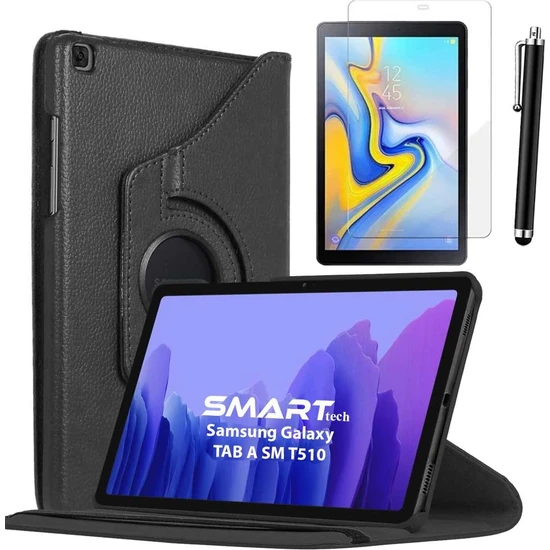 Smart Tech Samsung Galaxy Tab A Sm T510 10,1 Inç Kılıf Ekran Koruyucu Kalem Set