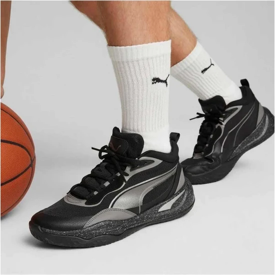 Puma Basketbol Ayakkabısı Playmaker Pro Erkek Basketbol Ayakkabı 379014-01 Sıyah