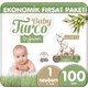 Baby Turco Doğadan Ekonomik Fırsat Paketi Bebek Bezi 1 Numara Newborn 100 Adet