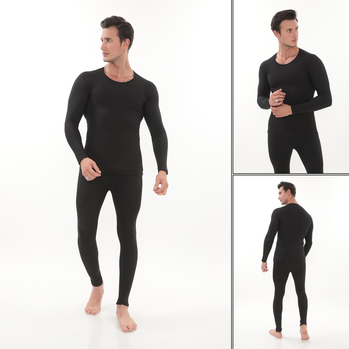 Sauna Suit Unisex Kışlık Pamuklu Yakmayan Termal Içlik, Alt Üst Takım görsel 4