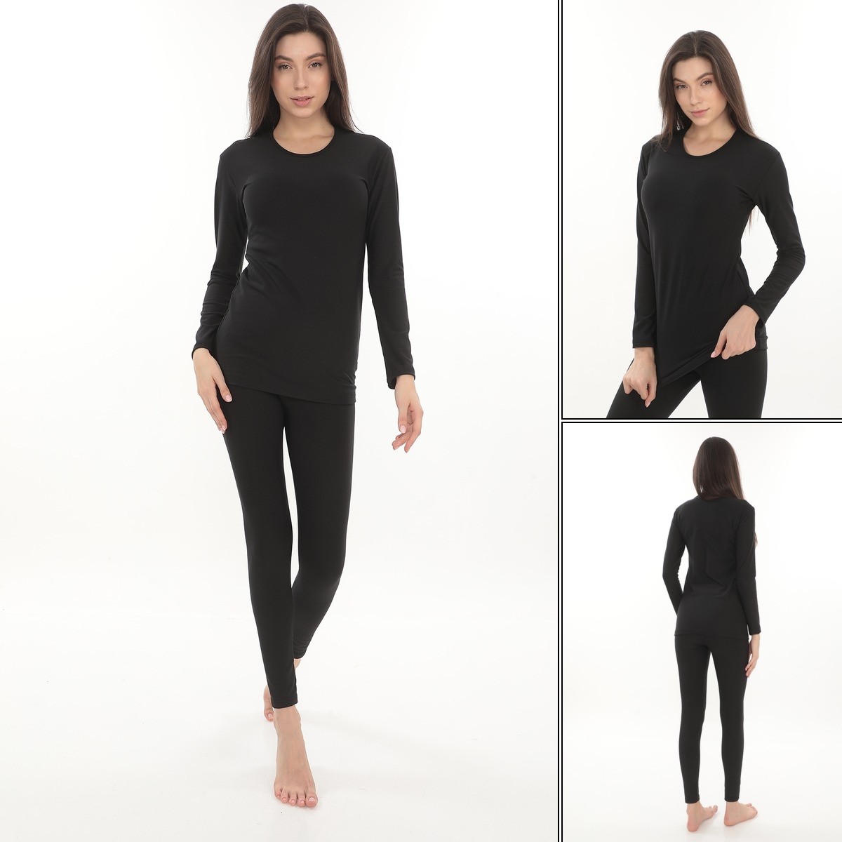 Sauna Suit Unisex Kışlık Pamuklu Yakmayan Termal Içlik, Alt Üst Takım görsel 5