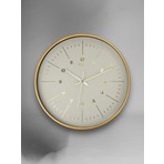 Galaxy D-218-A-11 Gold 30 cm Eskitme Kadran Yuvarlak Sessiz Akar Duvar Saati Modern Tasarım