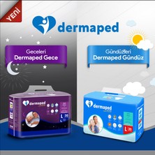 Dermaped Gece Medium 85-125 cm 30'lu Bel Bantlı Yetişkin Hasta Bezi