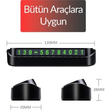 Telvesse Fosforlu Aç Kapa Araç Numaratörü Araba Park Telefon Numarası Aparatı Parkmatik