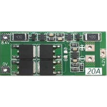 En Ucuz Al 2s 20A Bms 8.4V 18650 Korumalı Lityum Pil Şarj Koruma Devresi