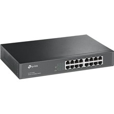 TP-LINK Omada TL-SF1016DS, 16 Port, Megabit, Metal Kasa, Yönetilemez, Masaüstü/rackmount Switch