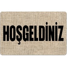 Evaşk Kapı Önü Paspası Vinil Kaymaz Tabanlı