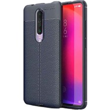 Smart Tech Xiaomi Redmi K30 Deri Görünümlü Firo Silikon Kılıf