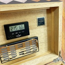 Bek Tobacco Colibri Grand Quasar Humidor Puro Kutusu Gunmetal 120'S