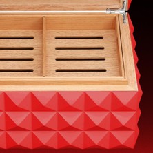 Colibri Grand Quasar Humidor Puro Kutusu Kırmızı 120'S