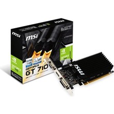 MSI Gt 710 2GD3H 2gb Lp Ddr3 64BIT Dvı/hdmı/vga