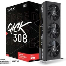 Xfx Speedster Qıck 308 Rx 7600 Black 8gb Gddr6 128BIT (RX-76PQICKBY)