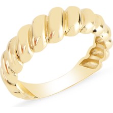 Altın Sepeti Altın Kruvasan Model Yüzük