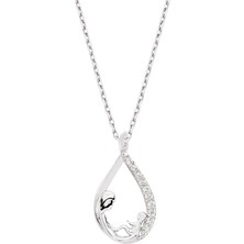 Altın Sepeti Yeni Anneler Için Gümüş Kolye