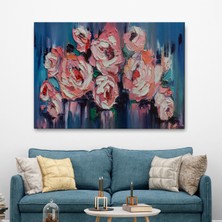 MiraLive Şakayık Çiçeği Tablosu, Kanvas Duvar TABLOSU-1198