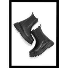 Bambi Siyah  Kadın Bot & Bootie K02129051509