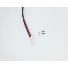 Sanec 3,96MM Kilitli 2 Pin Kablolu Konnektör Takım 10CM - 1,50MM - Çift Taraflı