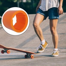 Lnshop Motor Ği Kaplaması Longboard Pu Tekerlek Dış Ğı 70MM Turuncu (Yurt Dışından)