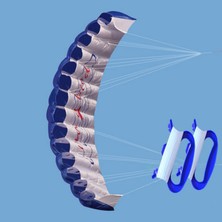Lnshop Uçurtma Uçurtma Ü Eğitmeni Güç Parafoil Paraşüt Mavi (Yurt Dışından)