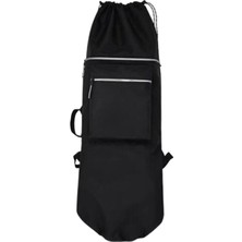 Remiel Kaykay Sırt Çantası Longboard Taşıma Çantası Organizatör Taşınabilir Oxford Depolama Siyah 90CMX33CM (Yurt Dışından)
