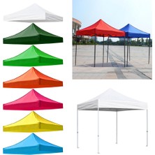 Lnshop Taşınabilir Gölgelik Çadır Yedek Kapak Kamp Yürüyüş Balıkçılık 3x3 M Beyaz (Yurt Dışından)