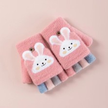 Luxix Çocuk Yarım Parmak Örme Polar Termal Eldiven (Yurt Dışından)