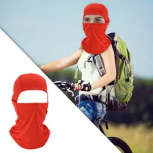 Sharplace Motosiklet Kayak Kırmızısı Için Alabilir Balaclava Rüzgar Geçirmez (Yurt Dışından)