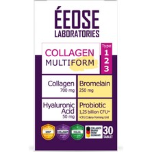Eeose Collagen Multıform Bromelain 30 Tablet