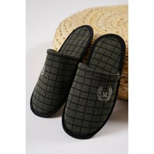 Nisanur Shoes 3'lü Erkek Ev Terliği-Misafir Terliği-Çeyiz Bohça Terliği-Damat Terliği-Balkon Terliği