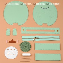 Divine Ük Ayı Dıy Çanta Yapımı El Sanatları Çocuklar Için Ş Yeşil 20CMX18CMX5CM (Yurt Dışından)