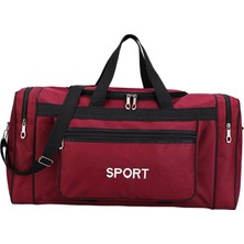 Perfectt Kadınlar ve Erkekler Için Taşınabilir Spor Çantası Ayarlanabilir Askı Eğitim Balıkçılık Spor Salonu Kırmızı (Yurt Dışından)