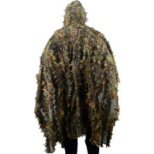 Sagrado Camo 3D Yaprak Pelerin Yowie Ghillie Nefes Açık Panço Tipi Kamuflaj Kuş Gözlemciliği Panço Takım Elbise (Yurt Dışından)