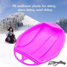 Strade Store Kar Kızağı Çocuk Kızağı Sledge Luge Kış Oyuncak Snowboard Sleigh Çocuk Pembe (Yurt Dışından)