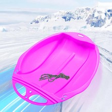 Strade Store Kar Kızağı Çocuk Kızağı Sledge Luge Kış Oyuncak Snowboard Sleigh Çocuk Pembe (Yurt Dışından)