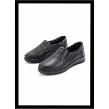 Bambi Siyah Hakiki Deri Kadın Casual Ayakkabı K01331750103