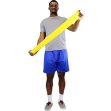 Cando Low Powder Exercise Band Rolls 5,5 Metre Set Sarı