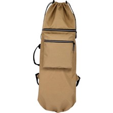 Kozoza Kaykay Sırt Çantası Kaykay Çantası Ayarlanabilir Askılı Çanta Su Geçirmez Spor Haki 90CMX33CM (Yurt Dışından)