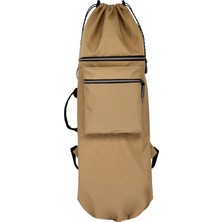 Kozoza Kaykay Sırt Çantası Kaykay Çantası Ayarlanabilir Askılı Çanta Su Geçirmez Spor Haki 90CMX33CM (Yurt Dışından)