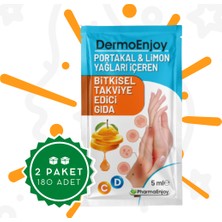 Pharma Enjoy Dermoenjoy - Dermatolojik Bitkisel Takviye Edici Gıda - 180 Adet