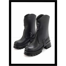 Bambi Siyah  Kadın Bot & Bootie K02411160109
