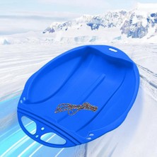 Strade Store Kar Kızağı Çocuk Kızağı Sledge Luge Kış Oyuncak Snowboard Sleigh Kids Mavi (Yurt Dışından)