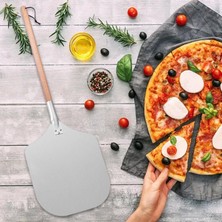 Strade Store Mutfak Fırın Stili Için Ahşapı Alüminyum Pizza Kürek Çıkarılabilir (Yurt Dışından)