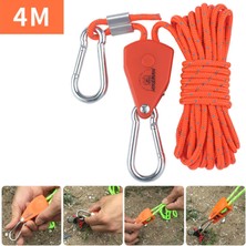 BEPretty Kasnak Cırcır Askı Takviyeli Metal Diş Hıı Kilitleme Için Rüzgar I 4mm 4 M Turuncu (Yurt Dışından)