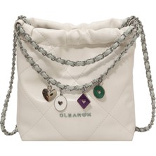 Banmu Bayanlar Moda Yumuşak Deri Çanta, Zincir Omuz Crossbody Çanta (Yurt Dışından)