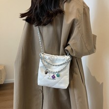Banmu Bayanlar Moda Yumuşak Deri Çanta, Zincir Omuz Crossbody Çanta (Yurt Dışından)