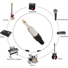 Goa Gitar Kablosu Çivi Jak 3 Metre