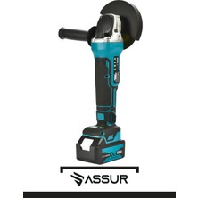 Assur 4'lü Set Şarjlı Delici Kırıcı Hilti 2-26+125MM Şarjlı Taşlama+Şarjlı Somun SÖKME+13MM Darbeli Matkap